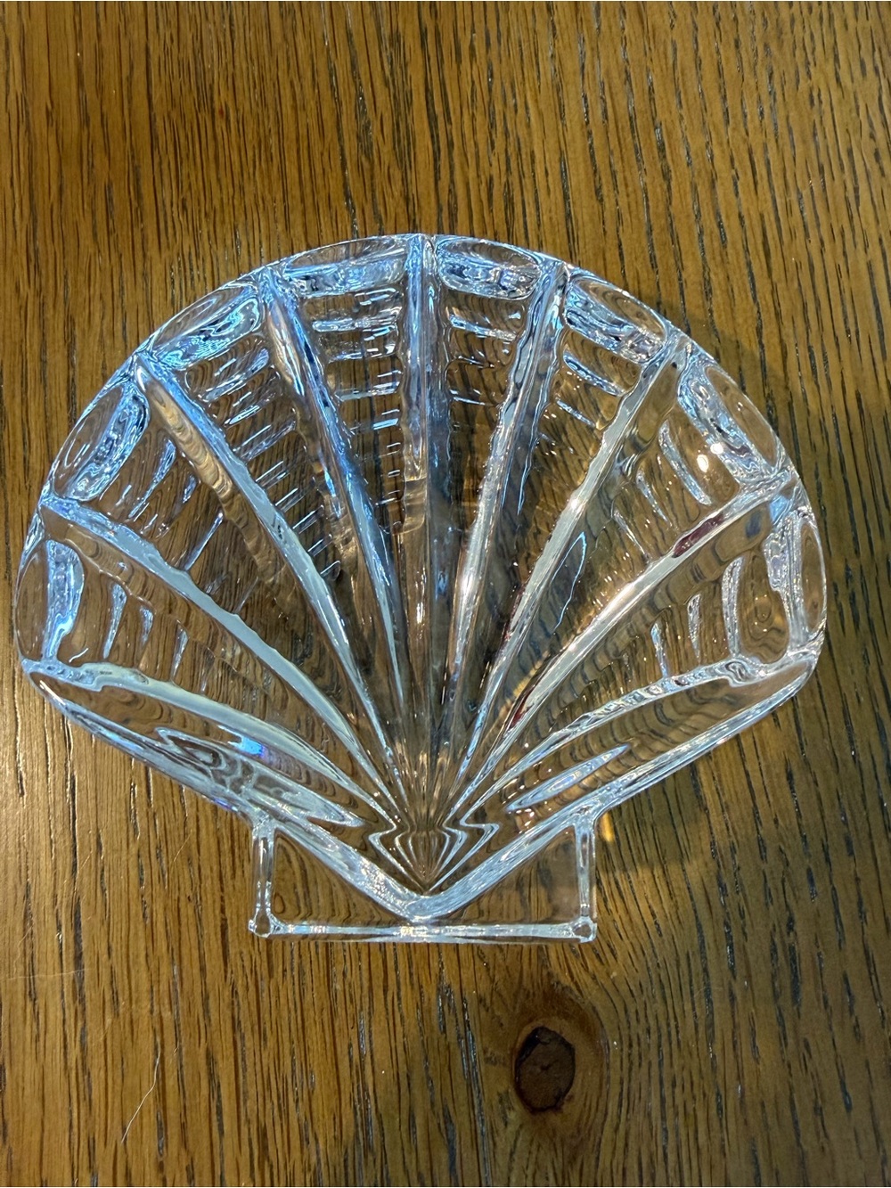 Waterford Crystal Scallop Shell Paperweight/Dish - Home Art